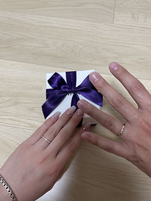 届いて嬉しくてすぐ付けました