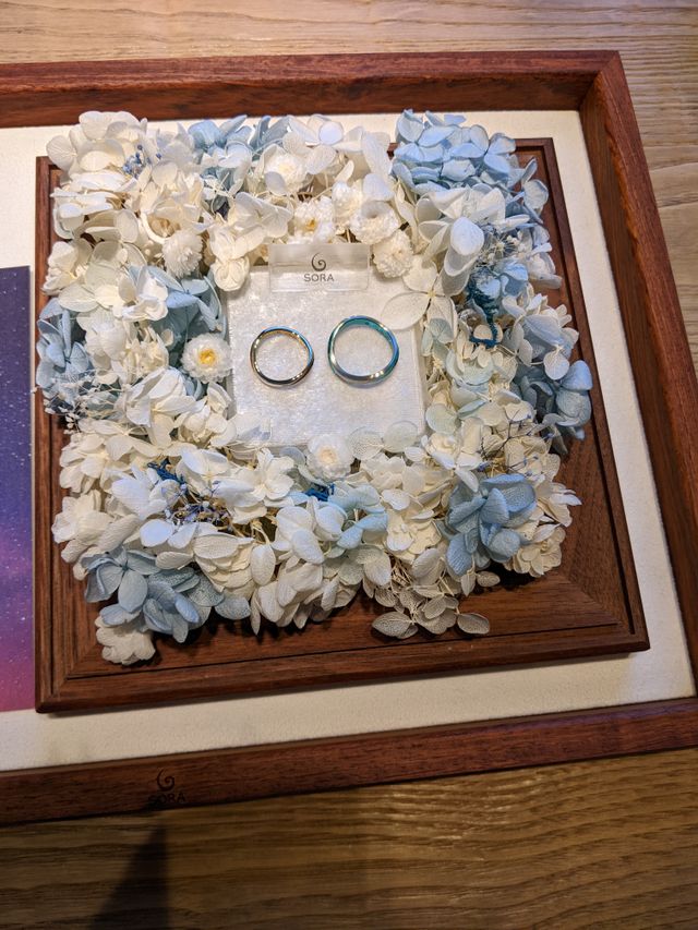 受け取り時の写真です