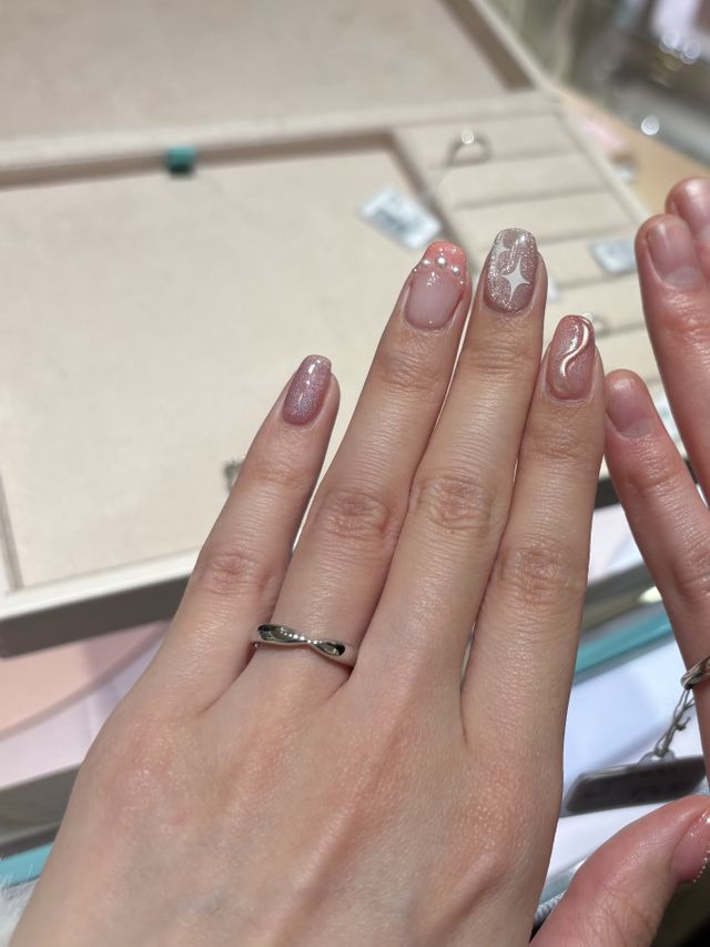 ハーモニー　ウェディングバンド　プラチナ