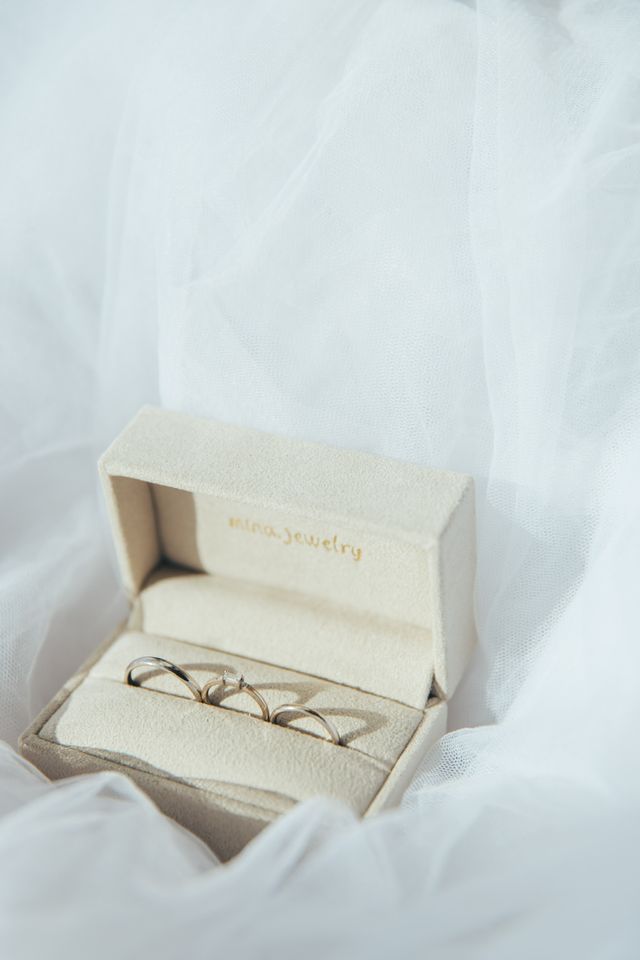 婚約指輪＋結婚指輪です。