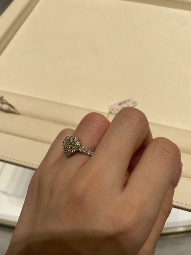 アイコン ハートシェイプ ダイヤモンド リング