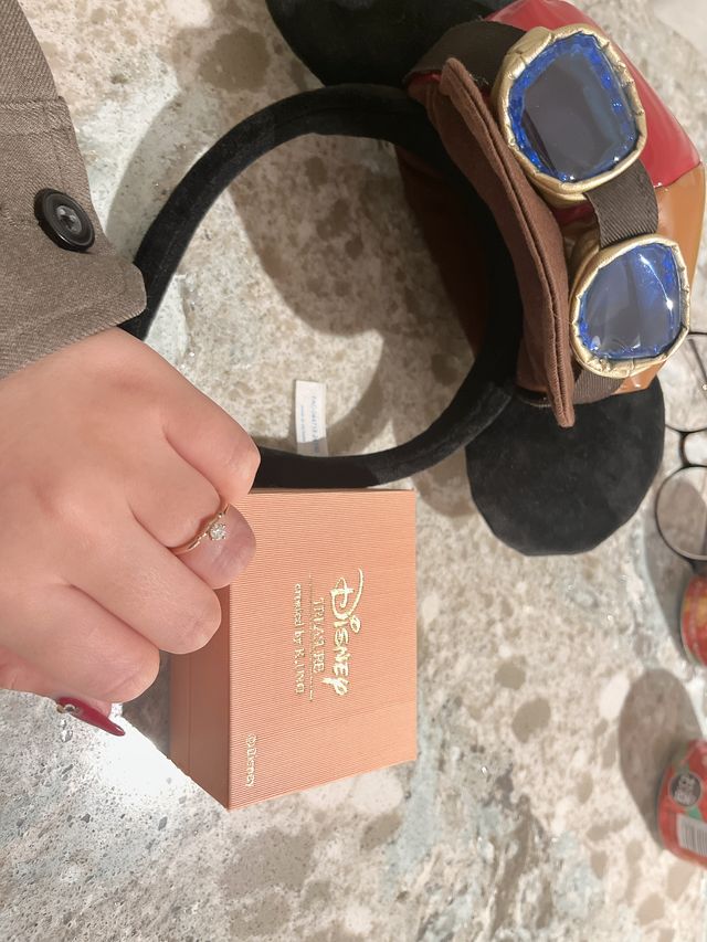 指輪着用時の写真