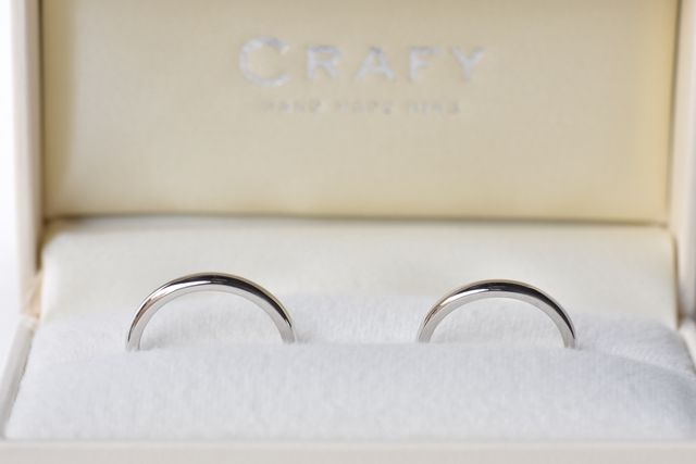 まるまるつるんとしたシンプルでかわいい指輪。