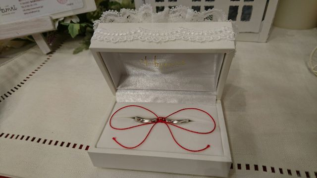 2人で手作りした結婚指輪です。