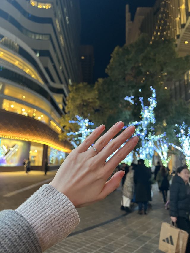 プロポーズされた場所での一枚