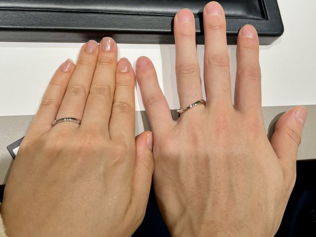 ウェーブのかかったデザイン