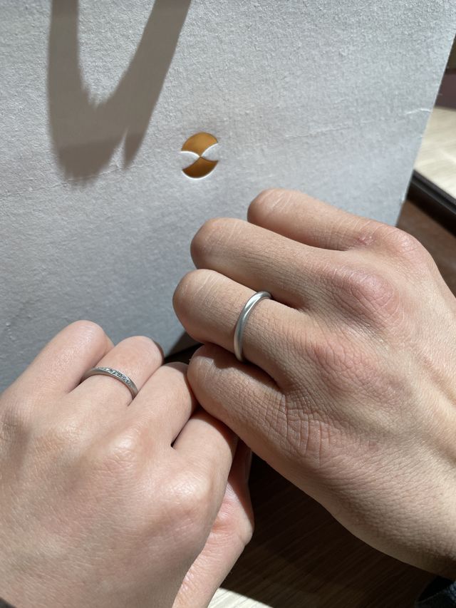 受け取り時の着用写真です。