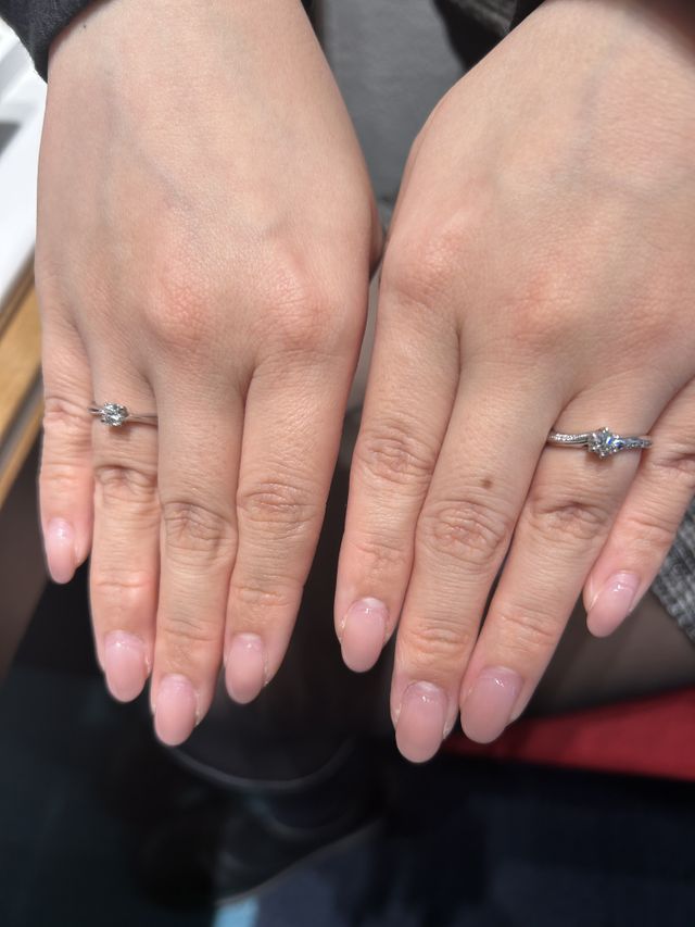 彼女につけてもらいました