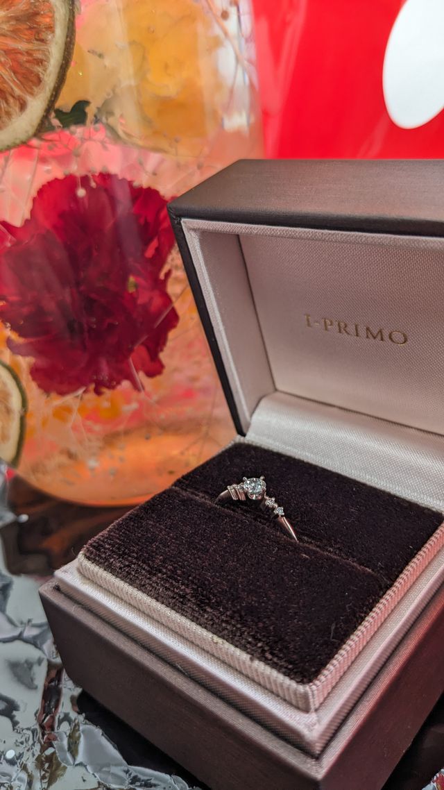 プロポーズにもらったお花と一緒に