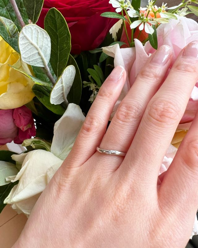 普段使いしやすくシンプルなデザインがお気に入り。