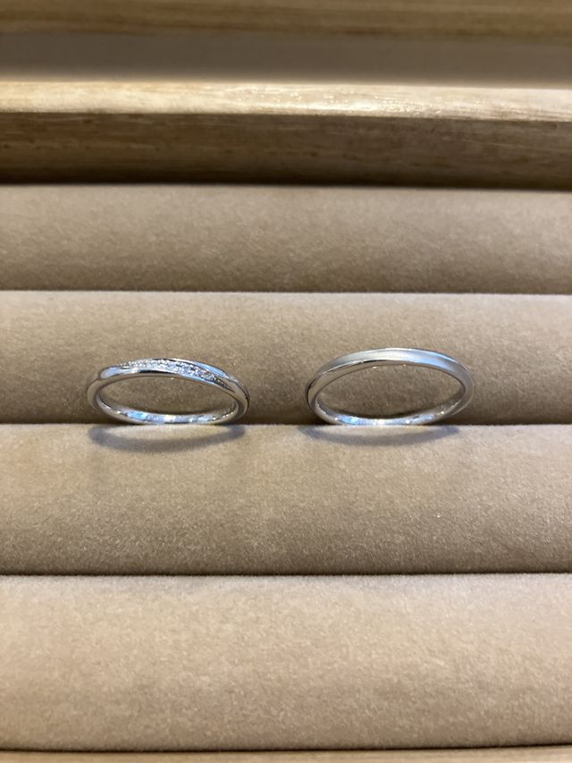 2人で大事に身につけています✨