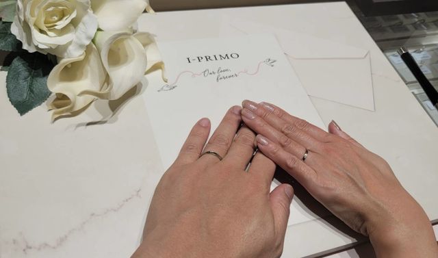 素敵な桜モチーフの指輪です。末永く幸せな毎日を刻みます。