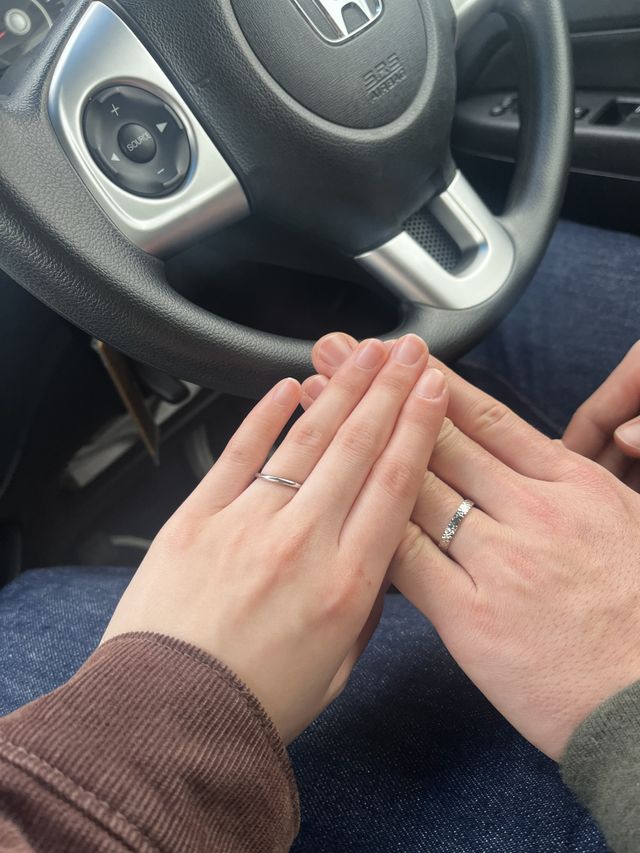 お互いが毎日つけたいと思えるデザインにしました。