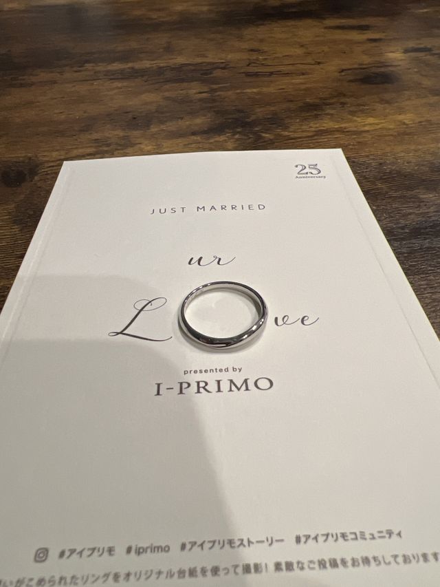 いただいたフォトカードと撮影