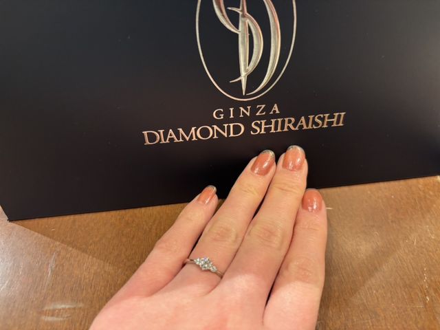 完成したばかりの指輪