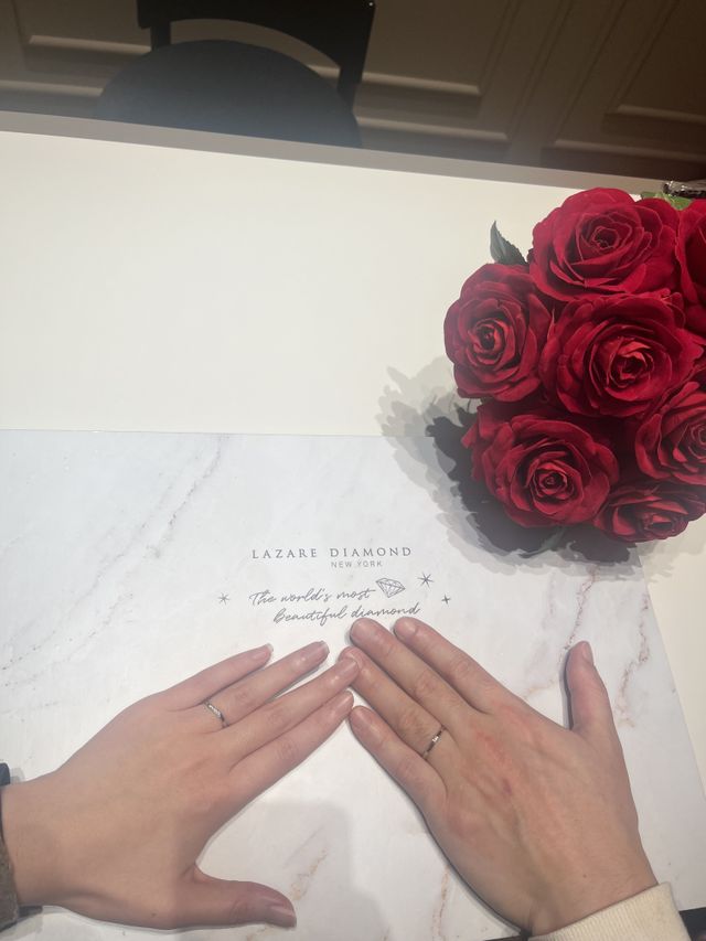 指輪を取りに行ったのものです。