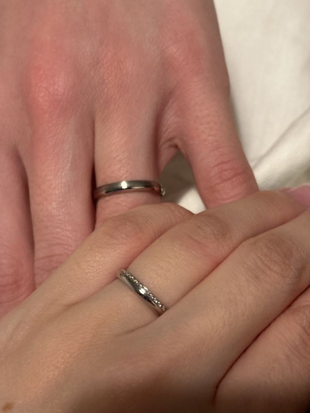 上下によって違うデザインに惹かれました。