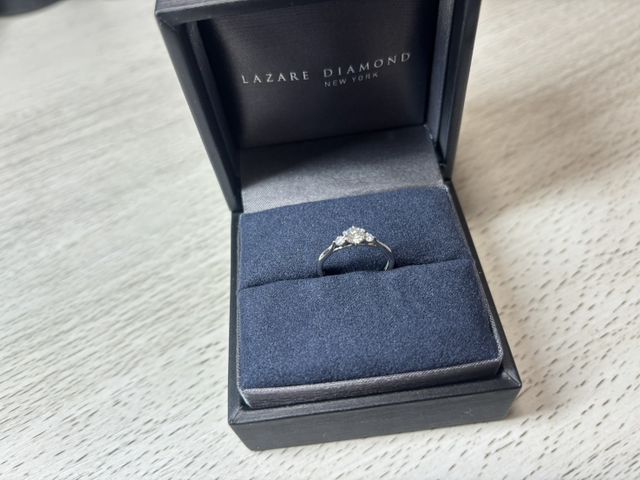 指輪とボックスの写真