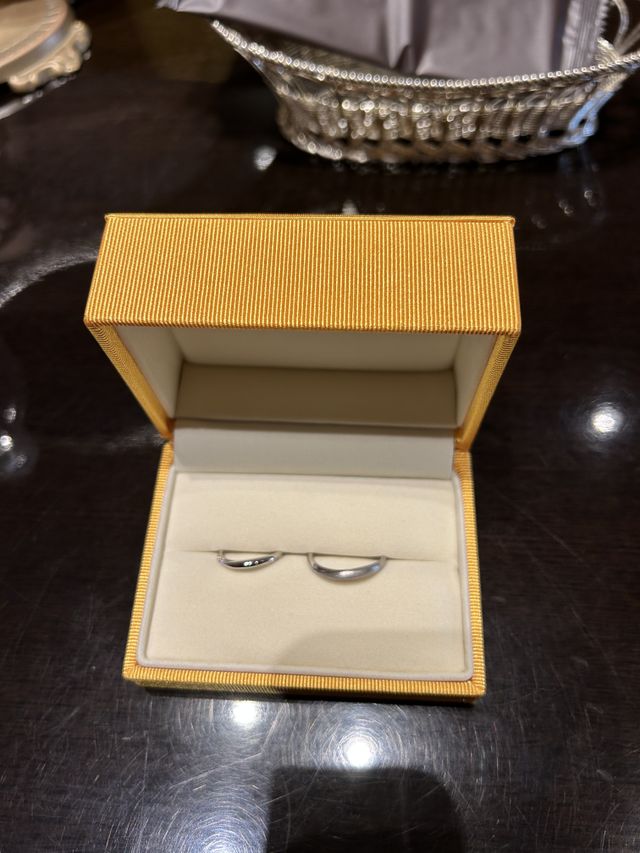 結婚指輪です