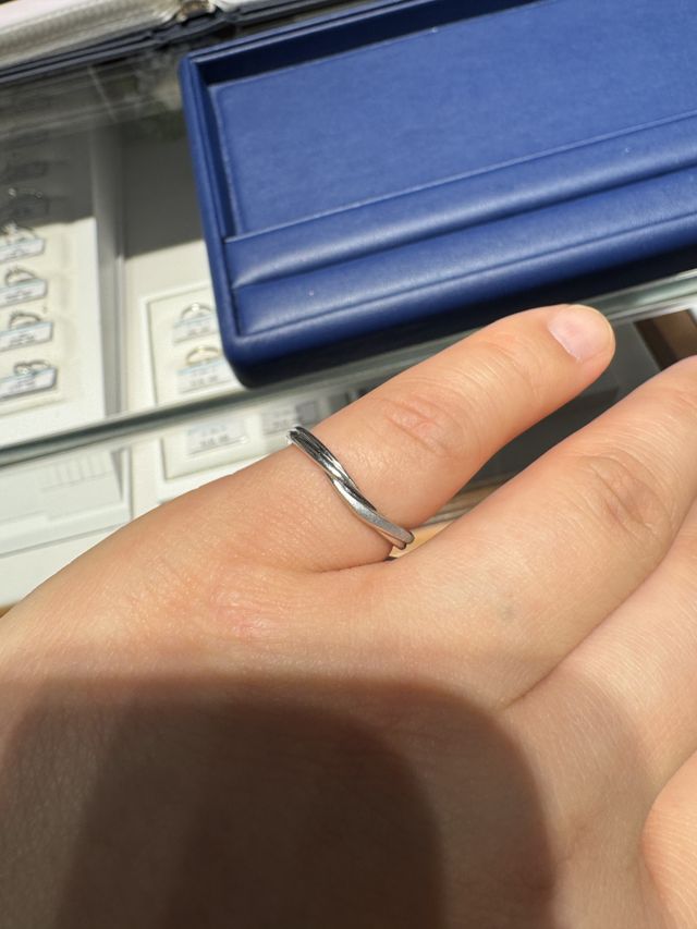 男性用リング(つや消し加工)