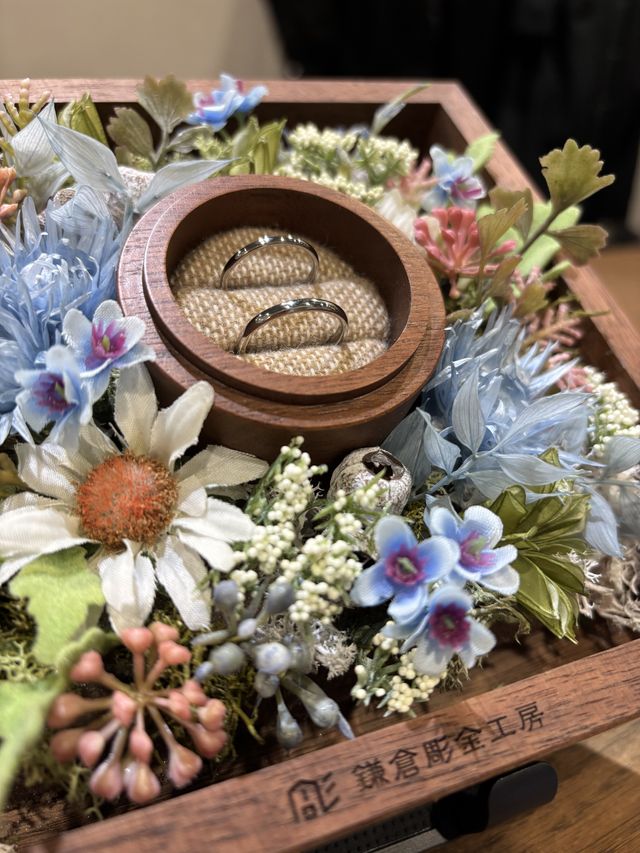 2人で手作りしました。