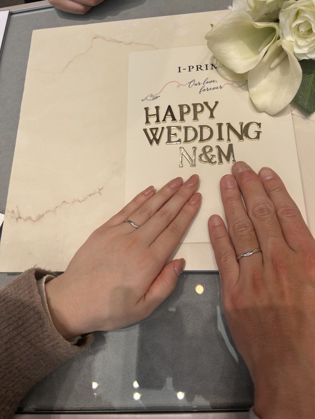 記念に撮りました。