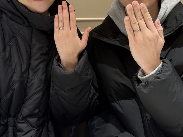 お渡しの際の担当者さんが撮ってくださいました！