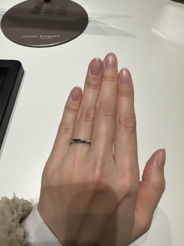 7号結婚指輪着用