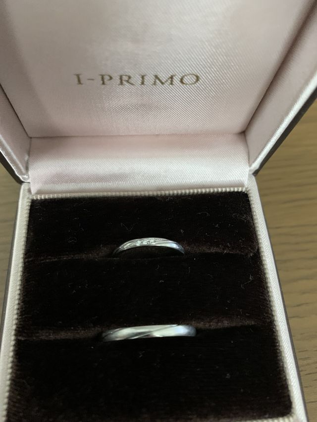 結婚指輪です。