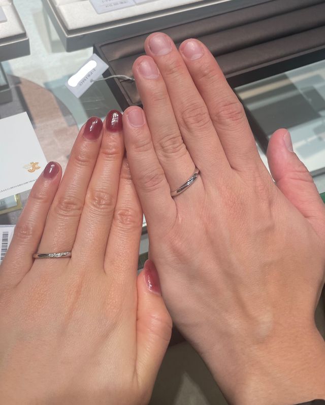 キラキラしてる指輪