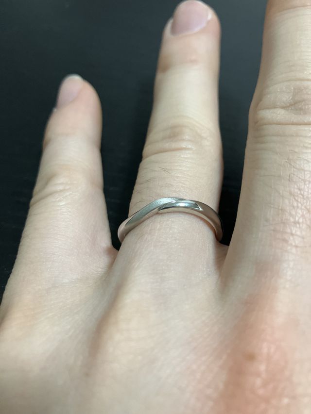 加工の異なる2つを合わせたところが気に入ってます。