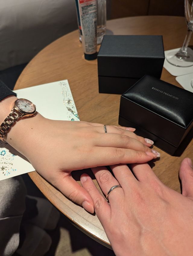 受取り後、プロポーズの後に