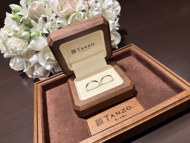 本日受け取りました！素敵な仕上がりに感動です！