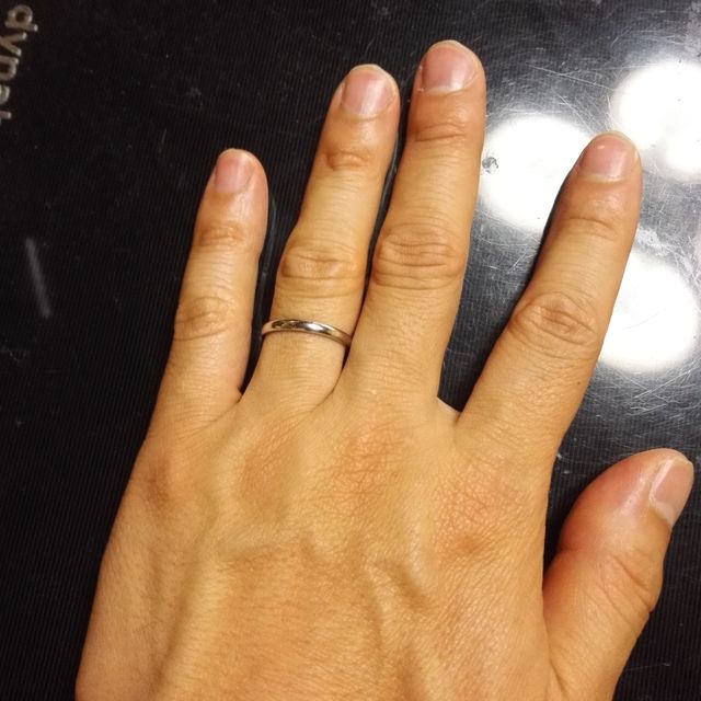 希望通りのシンプルなリングを購入することができました。