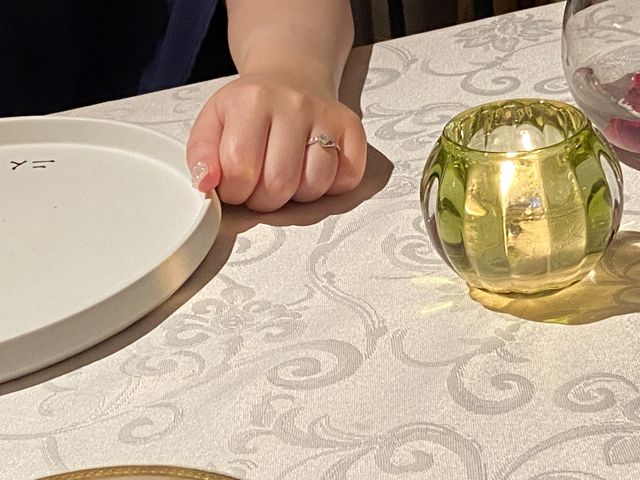 大急ぎで製作していただいたおかげでプロポーズに間に合いました