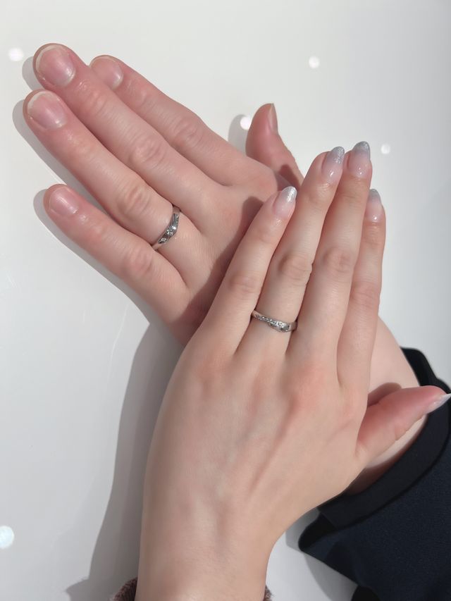 店舗で素敵に撮っていただきました！