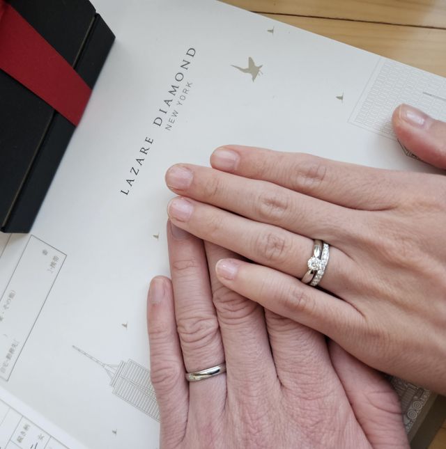 購入時いただける婚姻届とともに。