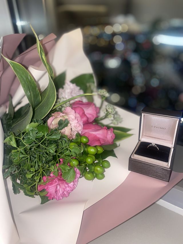 プロポーズしてもらった時の写真です