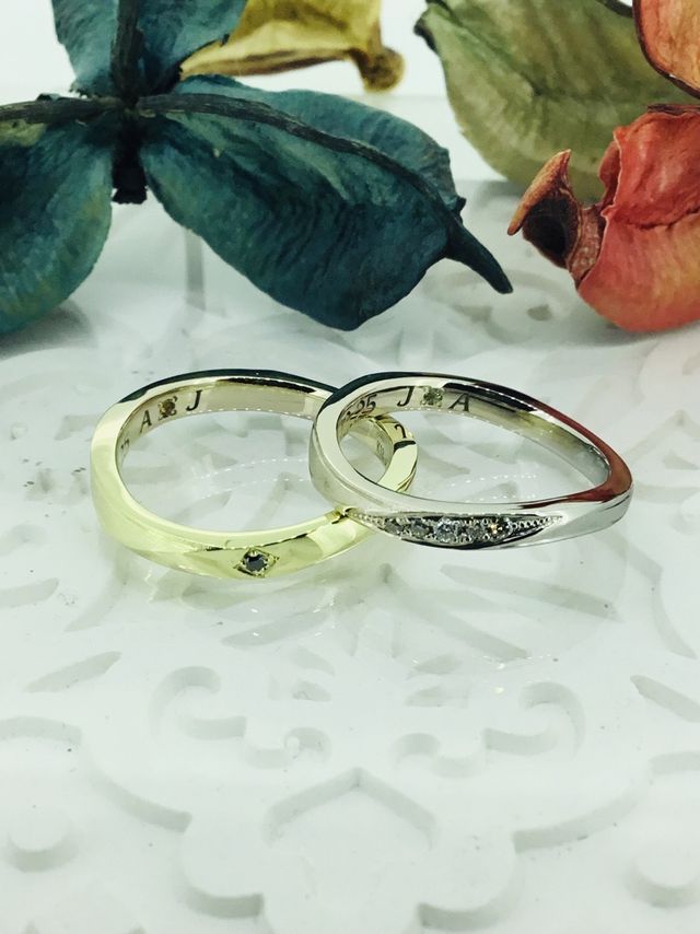 オリジナルのデザインの結婚指輪