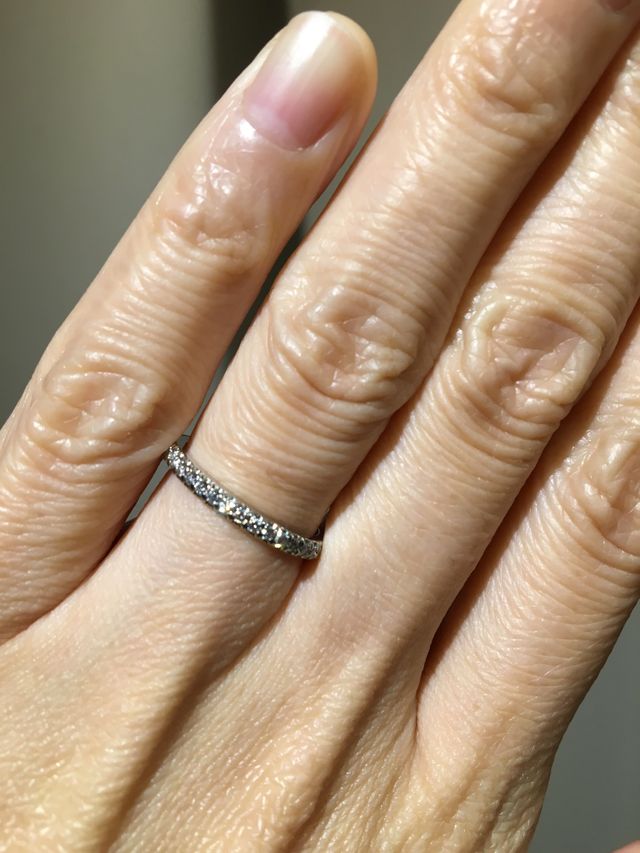 こちらはハーフエタニティ。思いがけずXmasプレゼント！