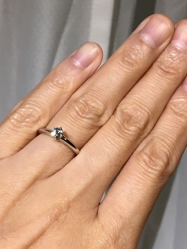 ずっと小さな頃から憧れていたティファニーセッティング