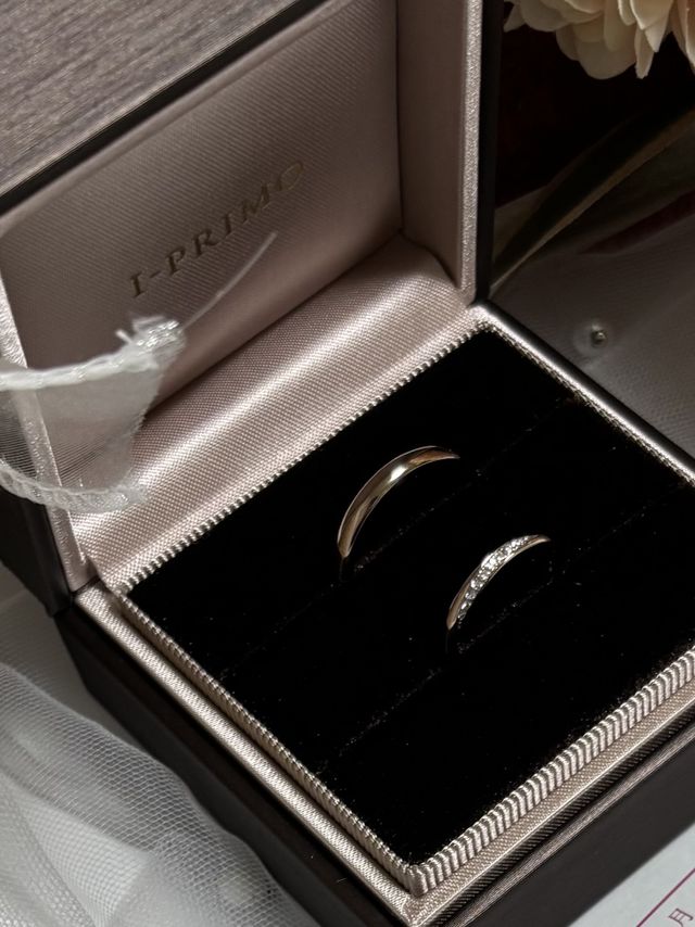 結婚指輪をセットでお願いしました