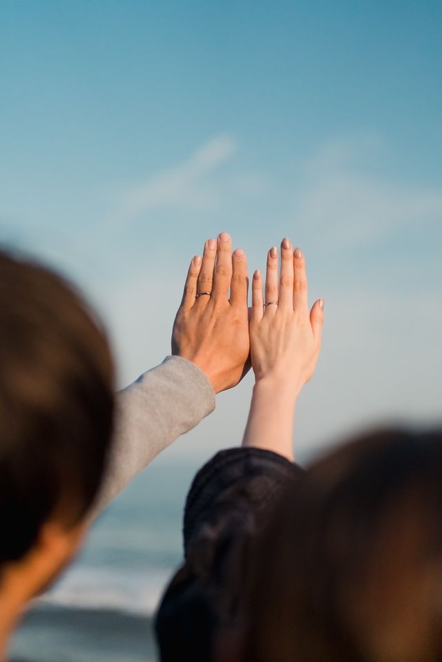 初めて付けた日の写真です