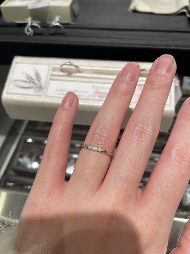 ピンクサファイアが可愛かったです。