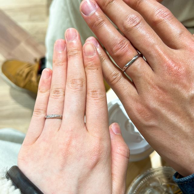 受け取ってすぐ着用しました！
着け心地抜群です。