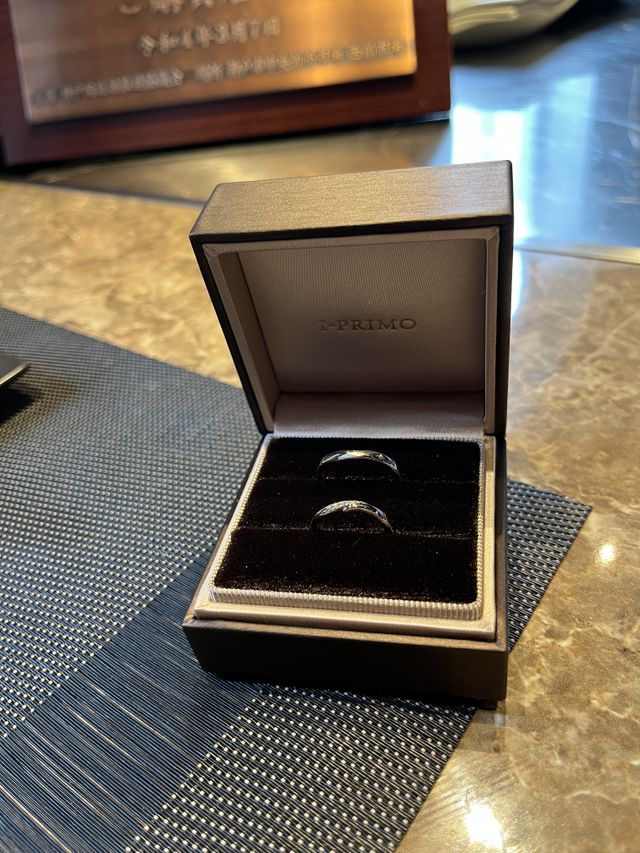 指輪をはめる際のケースを開けた時の感動