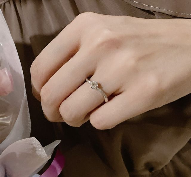 プロポーズと共に恋人からいただきました。