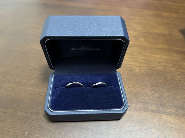 結婚指輪を購入しました。
