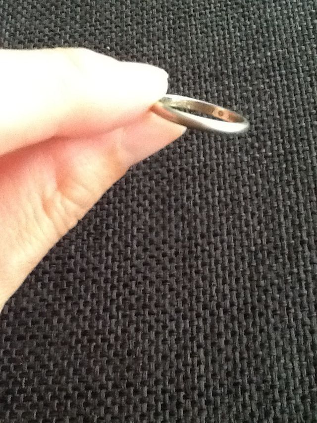 カルティエのプラチナリング