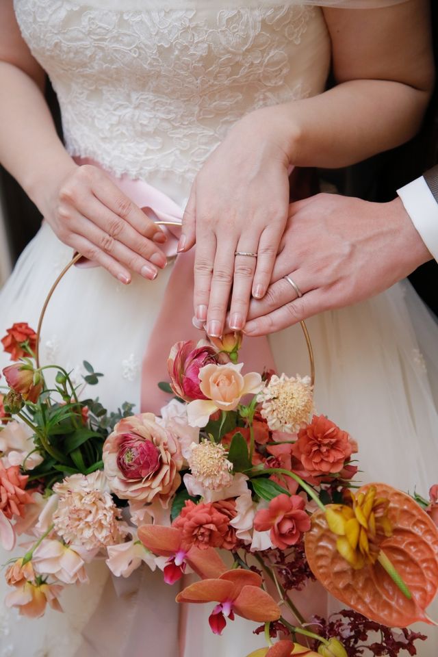 結婚式に着用写真